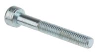 483-8247 RS PRO Bright Zinc Plated Steel Hex Socket Cap Screw, DIN 912, M4 x 30mm