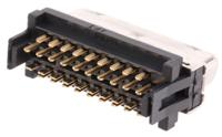 dh40-37s Hirose DH 37 Way Cable Mount D-sub Connector Socket, 1mm Pitch