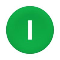 zba331 Schneider Electric Green Push Button Cap for Use with Push Button, 22mm
