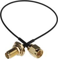 794-2881 RS PRO SMA-SMA Plug Cable Assembly Series Female SMA to Male SMA, 200 mm 50 Ω