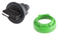 zb5fd3 Schneider Electric Harmony Series 3 Position Selector Switch Head, 30mm Cutout, Black Handle