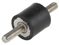 171-2570 RS PRO M6 Anti Vibration Mount, Male to Male Bobbin with 22kg Compression Load