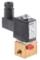 134163 Burkert Solenoid Valve , 3 Port, NC, 24 V dc 3.18 mm, 3.18 mm