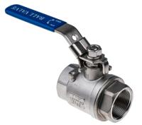 764-4266 RS PRO Stainless Steel Full Bore, 2 Way, Ball Valve, Threaded, BSPP 1 1/4in