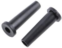 632-01010-hv2101-pvc-fr-bk HellermannTyton HV Black PVC 9mm Cable Grommet for Maximum of 5.5mm Cable Dia. 632-01010 HV2101-PVC-FR-BK