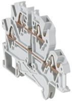 0-372-67 Legrand 0 372 67 372 Series Grey, Double-Level, Spring Clamp Termination