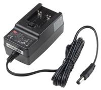 ge18i15-p1j MEAN WELL 18W Plug-In AC/DC Adapter 15V dc Output, 1.2A Output