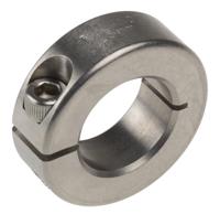 mcl-25-ss Ruland Shaft Collar, One Piece, Clamp Screw, Bore 25mm, OD 45mm, W 15mm, 303 Stainless Steel