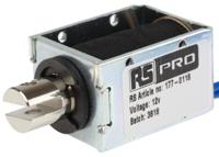177-0118 RS PRO Linear Solenoid, 12 V dc, 40 x 24 x 29 mm
