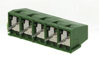 282836-5 TE Connectivity Buchanan Series PCB Terminal Strip, 5-Contact, 5mm Pitch, Through Hole Mount, 1-Row, Screw Termination