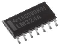 lm324ad Texas Instruments, Operational Amplifier, 1.2 MHz, 14-Pin 30 V SOIC
