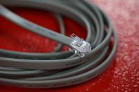 446-664 RS PRO Male RJ12 to Male RJ12 Telephone Extension Cable, Grey Sheath, 3m