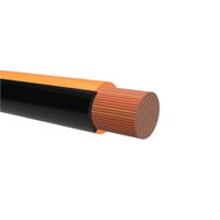 50994-27-100 NEMIQ 50994 Series Black/Orange 1.5 mm² Hook Up Wire, 1, 100m, PVC Insulation,