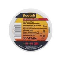 scotch-35-blanc-20-x-19 3M Scotch 35 White PVC Electrical Tape, 19mm x 20m