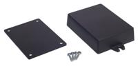 192-0743 RS PRO Black ABS Enclosure, IP54, Flanged, 112.8 x 65.3 x 21.8mm