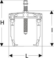 u232-270 Facom Hydraulic Bearing Puller, 5t Force