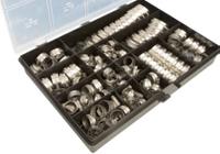 hcp143ss316 Jubilee 143 Piece Stainless Steel P-Clip Kit, 9.5 → 12mm and 30 → 40mm Inside Diameter