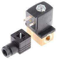 125303 Burkert Solenoid Valve , 2 Port, NC, 110 V ac 6.35 mm, 6.35 mm