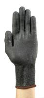11738090 Ansell Hyflex Black Nitrile Cut Resistant Gloves, Size 9
