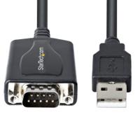 1p3fpc-usb-serial StarTech.com RS232 D Sub 9 Pin Male to USB A Male Converter Cable
