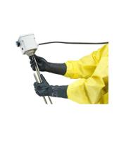 29500090bp Ansell AlphaTec Black Latex Glove, Size 9
