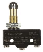 z-15gq22-b Omron Z Series Plunger Limit Switch, NO/NC, IP00, SPDT, 500V ac Max, 15A Max
