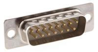 61801524823 Wurth Elektronik 618 15 Way Cable Mount D-sub Connector Plug, 2.77mm Pitch