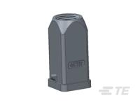 t1329030120-000 TE Connectivity HDC Heavy Duty Power Connector Hood, M20 Thread, Bottom Entry
