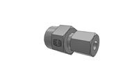 mav06lrcf Parker Adapter, 24° Metric Flareless Male, BSPP 1/4-19 Female, 310.2 bar max