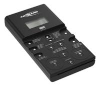 1900-0100-520 Ansmann  Battery Tester Coin Cell, 9V, AA, AAA, C, D, CR123A, CR2, A23, Li-Ion 14500-26650