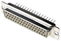 09670504754 HARTING D-Sub Standard 50 Way Through Hole D-sub Connector Socket, 2.76mm Pitch, with 3.05 mounting hole