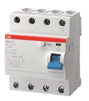 2csf204123r1630-f204-a-63003 ABB F200 RCCB, 63A, 4 Pole, 30mA, Type A, 230V ac