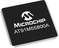 at91m55800a-33au Microchip, 32 bit ARM, AT91M55800A Microcontroller, 33 MHz, 8kB FLASH, 176-Pin LQFP