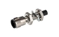 e2e-x8mb1t8-m1 Omron Inductive Threaded Barrel Proximity Sensor, M8, 8 mm Detection, PNP NO, 10 → 30 V dc
