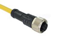 m12a-03bffm-sl8a01 Amphenol Industrial, 3 Contacts, M12 Connector, Socket, Female, IP69K, IP68, M Series