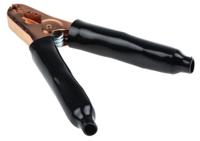 bu-41a-0 Mueller Electric Crocodile Clip, Copper-Plated Steel Contact, 200A, Black