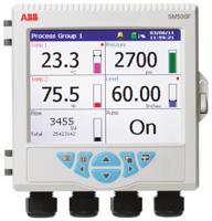 sm50dfcb2e0020es ABB SM50DCF, 6 Input Channels, 4 Output Channels, Videographic Chart Recorder Measures Current, Resistance,