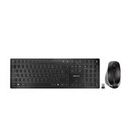 jd-9500fr-2 Cherry CHERRY DW 9500 SLIM Wireless Ergonomic Keyboard and Mouse Set, AZERTY (France), Black