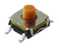 ksc421g-70sh-lfs C & K IP67 Button Tactile Switch, SPST 50 mA 5.2mm Surface Mount