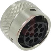 utg61412sn Souriau Sunbank by Eaton Circular Connector, 12 Contacts, Cable, Standard Connector, Socket, Female, IP65, UTG Series