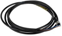 1200270066 Brad from Molex Female 3 way Threaded to Male 4 way Pigtail Sensor Actuator Cable, 2 m