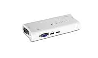 tk-407k Trendnet 4 Port Quad Monitor USB DVI KVM Switch, 2048 x 1536 Maximum Resolution