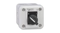 xale1341 Schneider Electric Knob Selector Switch Complete - (1NO) 22mm Cutout Diameter, Illuminated 2 Positions