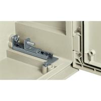 nsydplm300 Schneider Electric NSY Series Galvanised Steel Step Slides for Use with Thalassa Thalassa PLM, 250 x 100mm