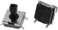 b3fs-1050 Omron Plunger Tactile Switch, SPST 50 mA @ 24 V dc 4.7mm Through Hole