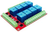 hle-relay08-5v Seeit HLE-RELAY08-5V Relay Control Card Module for Arduino, AVR, PIC, Raspberry Pi, TTL HLE-RELAY08-5V