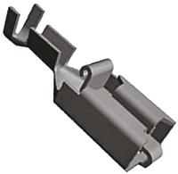 737015-3 TE Connectivity Positive Lock .250 Mk I Uninsulated Female Spade Connector, Receptacle, 6.35 x 0.81mm Tab Size, 4mm² to