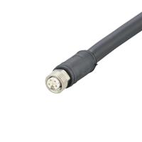 e12642 ifm electronic Power 2.5 mm² 5 Core Power Cable, Black Polyurethane PUR, 5m