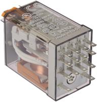 553481100040 Finder Plug In Power Relay, 110V ac Coil, 7A Switching Current, 4PDT