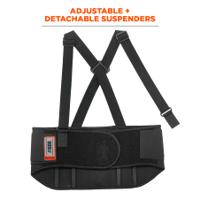 11108 Ergodyne Black Back Support Belt, 132 → 147cm